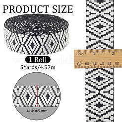 5 ярд полиэстерово-хлопковой ленты в этническом стиле DIY-CY0001-76A