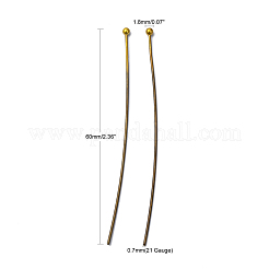 Контакты латунь шаровой головкой X-RP0.7x60mm-AB