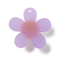 Подвески из матового полупрозрачного акрила OACR-P012-C07