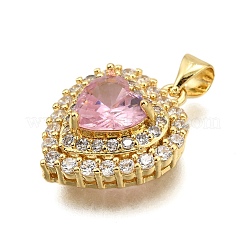 Латунные микро проложить кубического циркония подвески&nbsp;KK-K401-07B-02