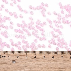 6/0 perline di semi di vetro rotonde placcate arcobaleno di colori opachi&nbsp;SEED-T006-04D-09