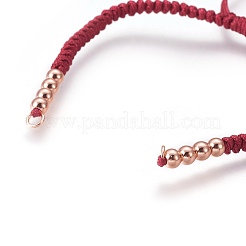 Fabrication de bracelets de perles tressées en nylon&nbsp;BJEW-F360-FRG15