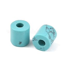 Синтетические бирюзовые бусины&nbsp;G-I395-B10