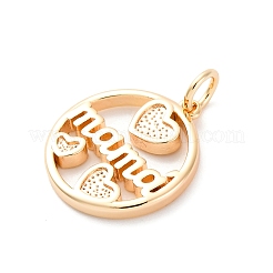 Латунные подвески ко дню матери&nbsp;KK-D360-19G