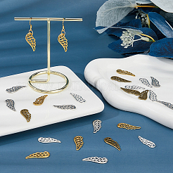 80 шт. 4 цвета подвески из сплава в тибетском стиле&nbsp;TIBEP-DC0001-37