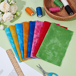 8 шт. 8-х цветный хлопковый носовой платок&nbsp;DIY-BC0015-88