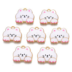 Подвески из сплава с принтом в стойку&nbsp;LS-ENAM-N055-177A