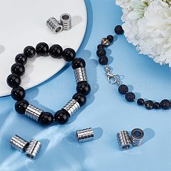 16 шт. бусины из нержавеющей стали&nbsp;STAS-DR0001-08