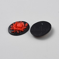 Cabochons en résine&nbsp;LS-CRES-WH0018-02D