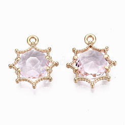 Граненые подвески стекла&nbsp;GLAA-S191-002C-G-NR