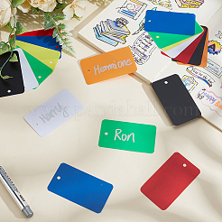 140 Stück 7 Farben PVC-Kunststoff-Rohling große Anhänger&nbsp;KY-SP0001-73