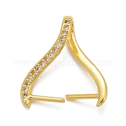 Стеллажное покрытие латунь микро паве кубический цирконий ледоруб щепотка поручни KK-B056-01