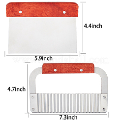Raschietto per pasta e utensile da taglio in acciaio inossidabile&nbsp;TOOL-GF0001-04
