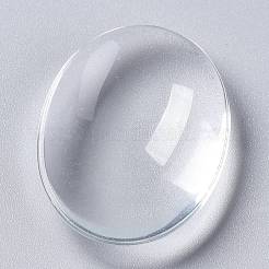 Прозрачные стеклянные кабошоны GLAA-XCP0011-26
