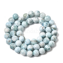Larimar naturale perline fili&nbsp;G-B156-A01-8mm-01