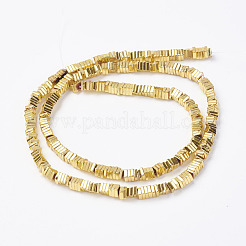 Немагнитные синтетический гематит Heishi бисер пряди&nbsp;X-G-P262-22-G