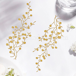 6 Stück Baumwollstickerei-Ornament-Zubehör&nbsp;AJEW-GF0014-16C