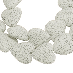 Окрашенные бусины из натурального камня лавы&nbsp;G917-1