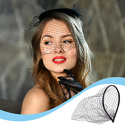 Полиэстер стразы резинки для волос с когтями&nbsp;PHAR-WH0020-06A