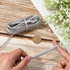 Двухслойный плетеный шнур из искусственной кожи длиной 5 м. LC-GF0001-12E