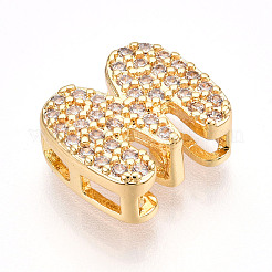 Латунные микро проложить кубического циркония подвески KK-N254-217G-M