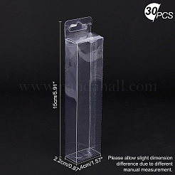 Складные прозрачные пластиковые подарочные коробки из пвх CON-WH0076-15B