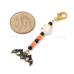 Хэллоуин тема сплава эмали кулон украшения&nbsp;HJEW-MZ00286
