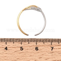 Offene Manschettenringe aus Edelstahl 304 für Damen&nbsp;SA-CBA82C8-13GP