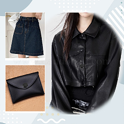 40 шт. 4 стиля 1-дырочные пуговицы из искусственной кожи DIY-GA0008-32