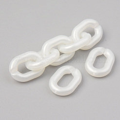Opake Acryl Verknüpfung Ringe&nbsp;OACR-S038-004A-A07