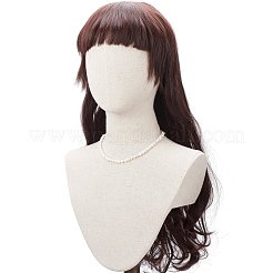 Винтажное ожерелье из бисера из натурального жемчуга для женщин NJEW-JN03787-02