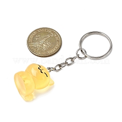 5 шт. светящийся прозрачный брелок в форме кошки из смолы KEYC-JKC01431