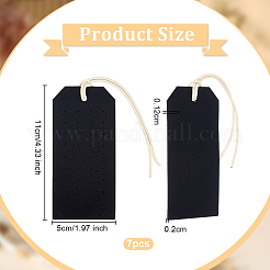 Портативные карты для демонстрации сережек из искусственной кожи&nbsp;EDIS-WH0016-062