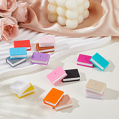 16 шт. 16-х цветные пищевые силиконовые бусины&nbsp;SIL-PA0001-18