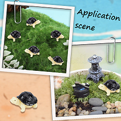 12 шт. смоляные 3D животные украшения&nbsp;AJEW-SP0002-14