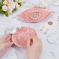 2 шт. 2 керамические пластины для украшений AJEW-PH0006-43B