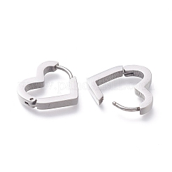 Серьги-кольца Huggie Hoop из нержавеющей стали 304&nbsp;LS-EJEW-O099-07P
