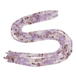 Натуральные фиолетовые фантомные кварцы&nbsp;G-B175-A22-3x4mm