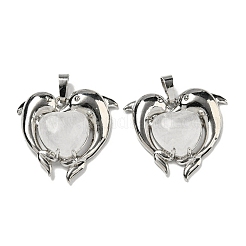 Природные смешанные подвески каменное сердце&nbsp;G-M434-02P