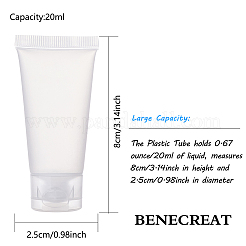 20 мл полиэтиленовые пластиковые многоразовые бутылки с откидной крышкой X1-MRMJ-WH0037-02A