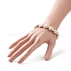 Окрашенные синтетические браслеты из бисера с морской черепахой для женщин&nbsp;BJEW-JB09934-02