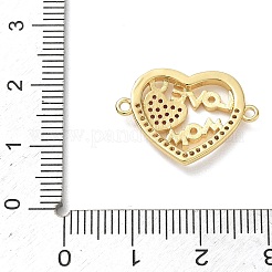 Muttertags-Anhänger aus Messing mit Mikropavé-Fassung und Zirkonia&nbsp;CU-CBAC7ED-01A-G