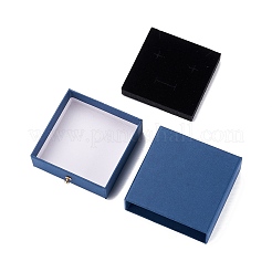 Cofanetto portagioie quadrato con cassetto di carta&nbsp;LS-CON-C011-03B-03