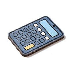 Подвески из дерева с цветной печатью WOOD-S062-02G