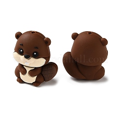 Perline in silicone 3D a tema animale&nbsp;SL-CBAD861-01