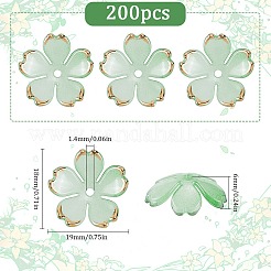 200 шт. акриловые колпачки для бусин&nbsp;OACR-SC0001-83B