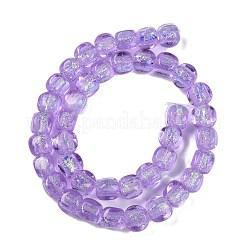 Нити из фольгированных бусин лэмпворк ручной работы&nbsp;FOIL-K003-05A