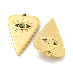 Подвески в виде сердечек из натуральной африканской бирюзы (яшмы)&nbsp;STAS-L278-114G-02