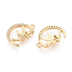 Латунные микро проложить кубического циркония подвески KK-N263-113G