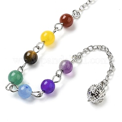 Шестиугольные заостренные биолокационные маятники из натурального лазурита&nbsp;G-P552-05P-05